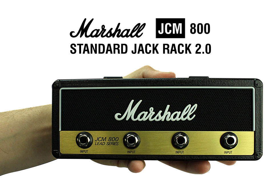 

1PCS Marshall Jack Key Holder Rock Electric Guitar speaker key Key hook Storage Keychain Vintage JCM800 BULLET