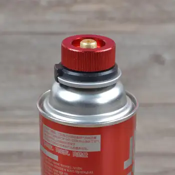 

2pcs Outdoor Camping Gas Stove Converter Auto-off Cartridge Tank Cylinder Adapter Self-closed Split Type Furnace Connector