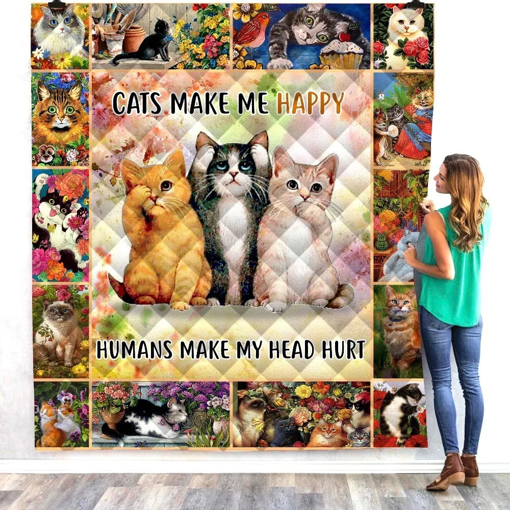 Dropshipping-Black-Cat-Print-Quilt-Kids-School-Adults-Bed-Soft-Warm-Thin-Blanket-Cotton-Quilt-King (4)