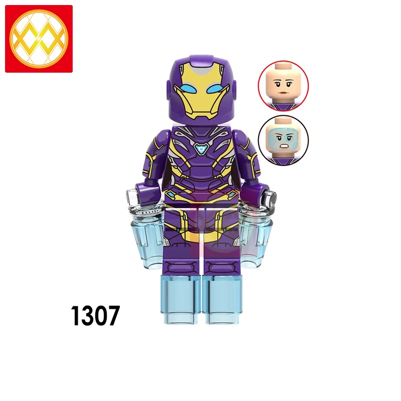50 шт. X0263 строительные блоки Marvel Super Heroes Мстители эндшпиль Алая ведьма Shuri Gamora ОСА перец Кирпичи игрушки для детей