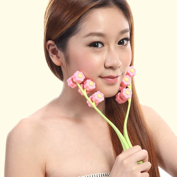 

New Face-Up Roller Women's Face Anti-Wrinkle Portable Flower Shape Improve Blood Flow Slimming Lifting Massaging Imitation Tool