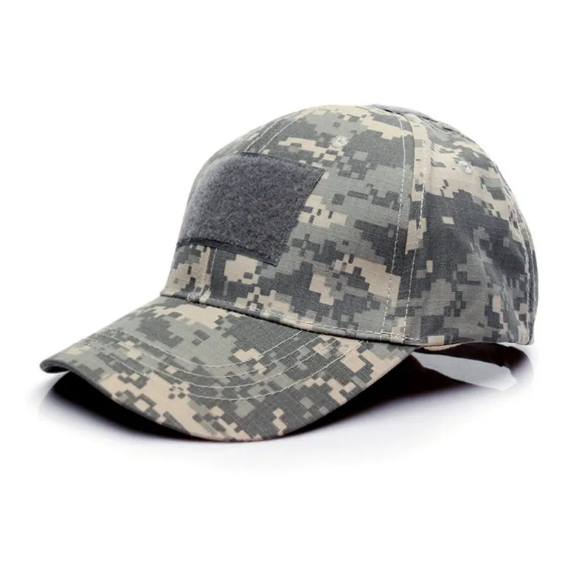 Тактическая камуфляжная Военная бейсбольная кепка с вентилятором, Простая Регулируемая Кепка с козырьком от солнца, головной убор для охоты на открытом воздухе