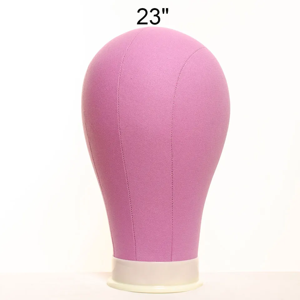 23 inch pink Светильник, синий и розовый, брезентовый блок, манекен, подставка, парик, голова, инструмент для париков, аксессуары, манекен, манекен, голова для париков - Цвет: 23 inch pink