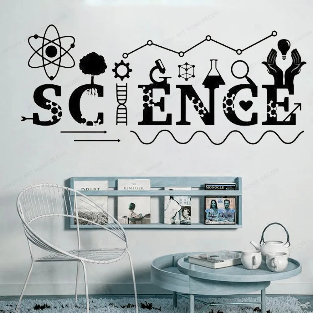 DNA Structure 3D Wall Art Sticker Mural Decal Science School Labs Decor GB8