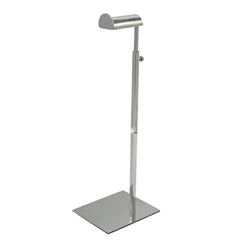 

Countertop Purse Display Stand Adjustable Height Stainless Steel Desktop Freestanding Handbag Storage Single Hook Anti Rust