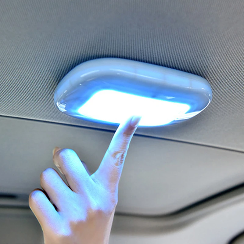 vodool luz de lectura interior de coche universal lampara de techo con domo automatico con carga usb luz nocturna tactil de montaje magnetico