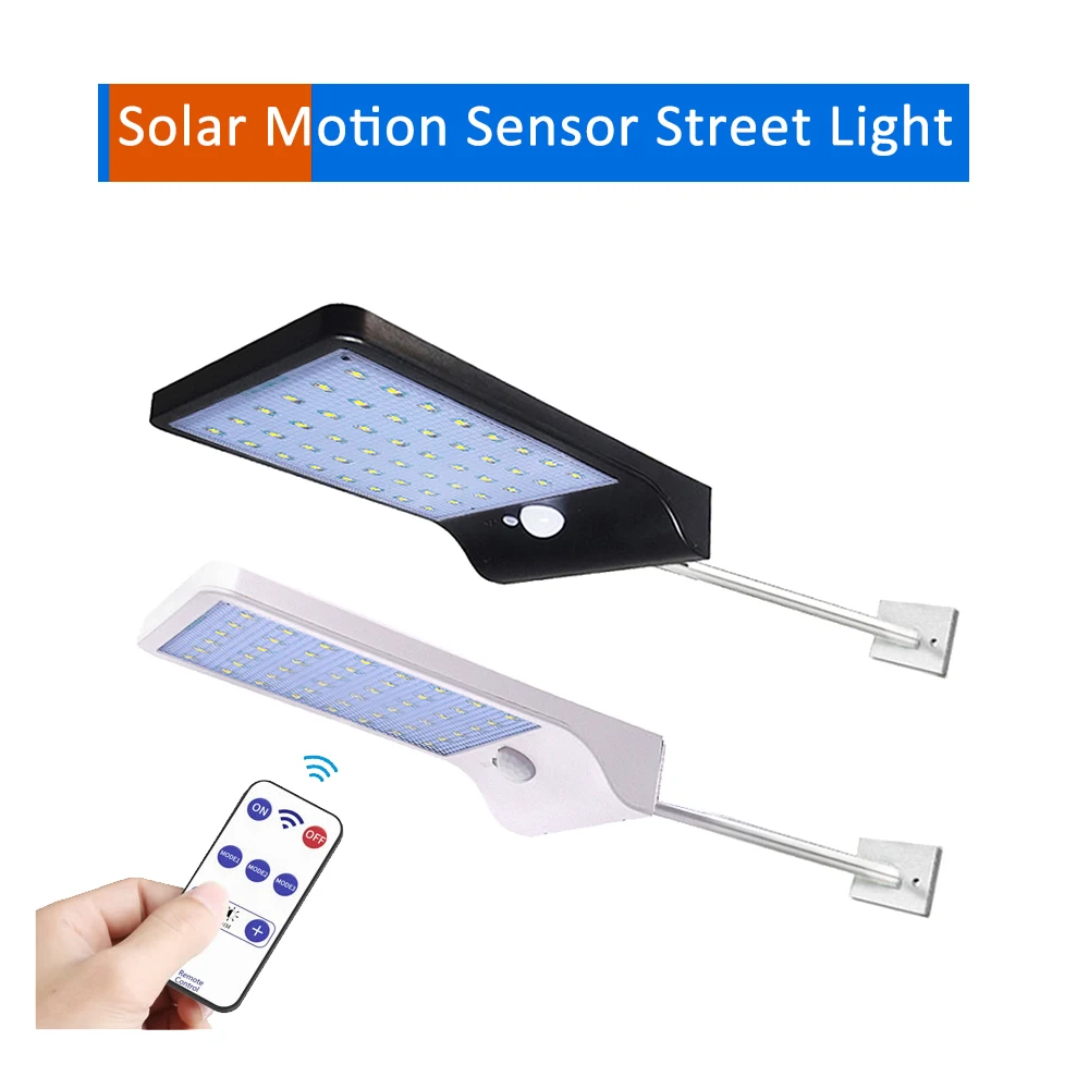 

Aluminum pole 36 LED Solar Light Motion Sensor Waterproof Garden Security solar Lamp spot road flood lights 3 mode pathway light