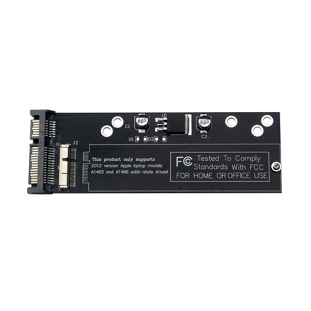 SSD на SATA адаптер карты для 2012 MacBook Air A1466 A1465 A1398 A1425 высокой мощности LDO чип