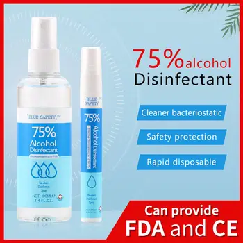 

Hand Sanitizer Spray Rinse-Free Hands Refreshing Moisturizing Liquid Household Hand Sanitizing Decontamination Fluid for Instan