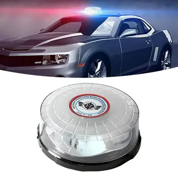

VGETTING 1PC Car LED Strobe Warning Light Police Emergency Alarm Lamp With Magnetic Car Beacon Flashing Signal No Erro Light
