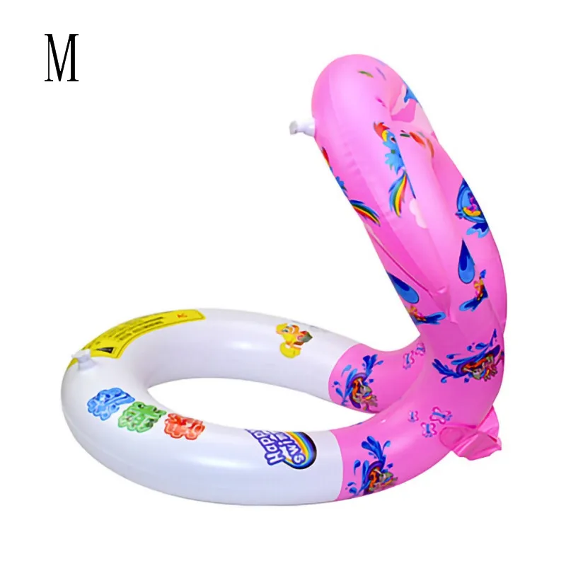 Pink-M Надувные плавающие кольца u-образной формы, игрушки для бассейна, плавающие круги, прочные уплотненные плавающие жилеты для детей и взрослых - Цвет: Pink-M