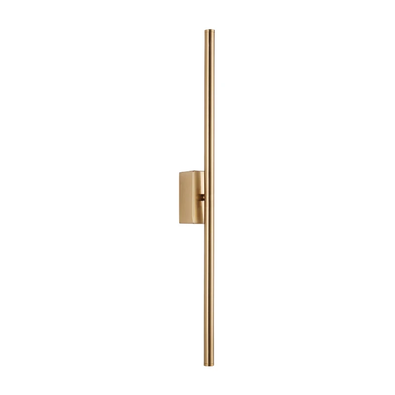 exterior wall lights Modern simple linear tube LED wall lamp up down background opposite wall light LED bedside foyer corridor black gold LED sconce wall lights interior Wall Lamps