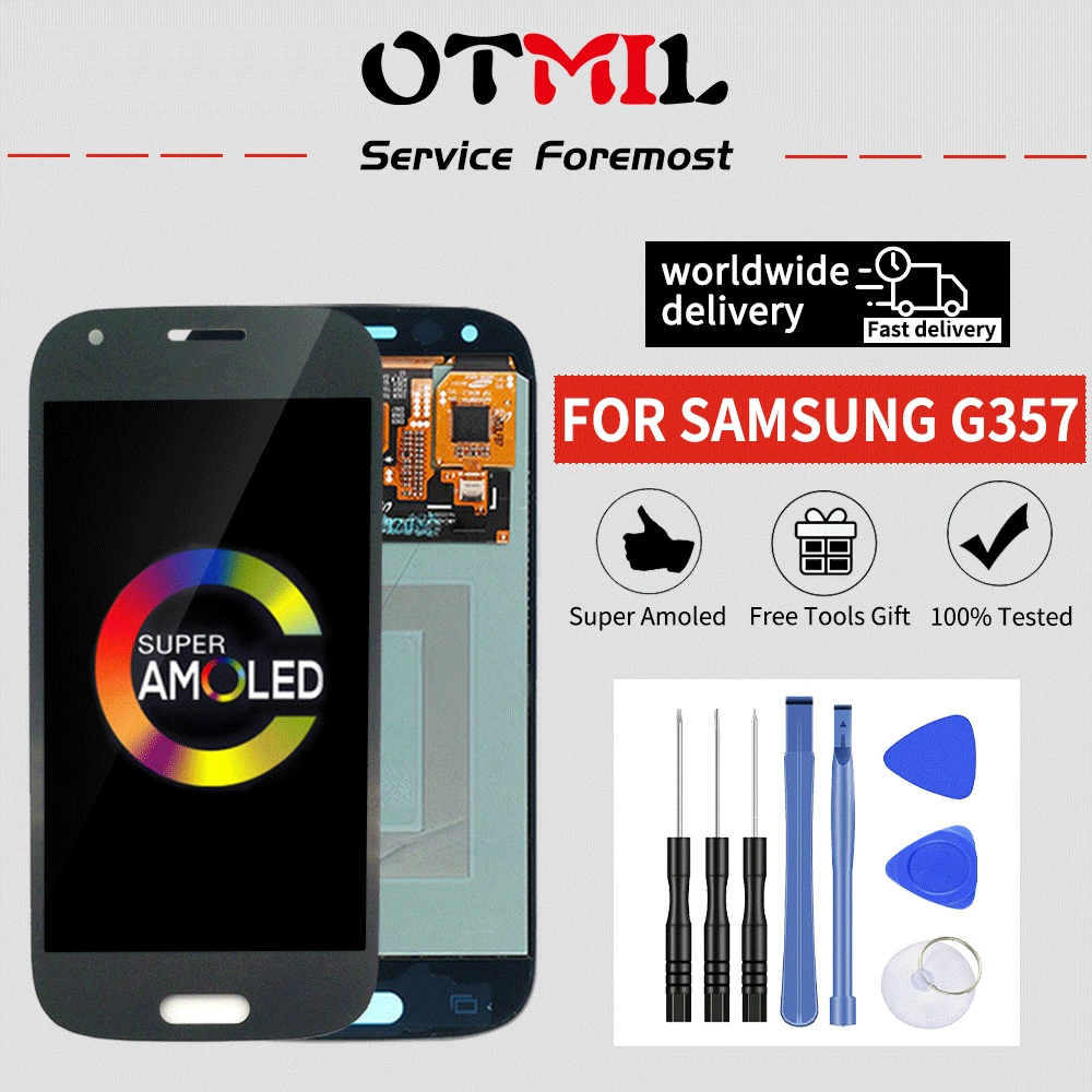 ЖК дисплей OTMIL AMOLED 4 3 дюйма для SAMSUNG Galaxy Ace сменный сенсорный экран с дигитайзером