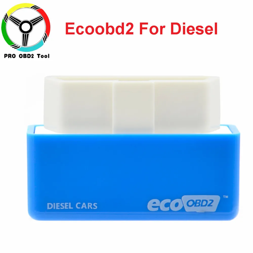 4 цвета Nitro OBD2 EcoOBD2 15% экономия топлива больше мощности чип-тюнинг ECU коробка Plug& Driver nitrood2 Eco OBD2 для бензинового дизельного автомобиля - Цвет: Синий