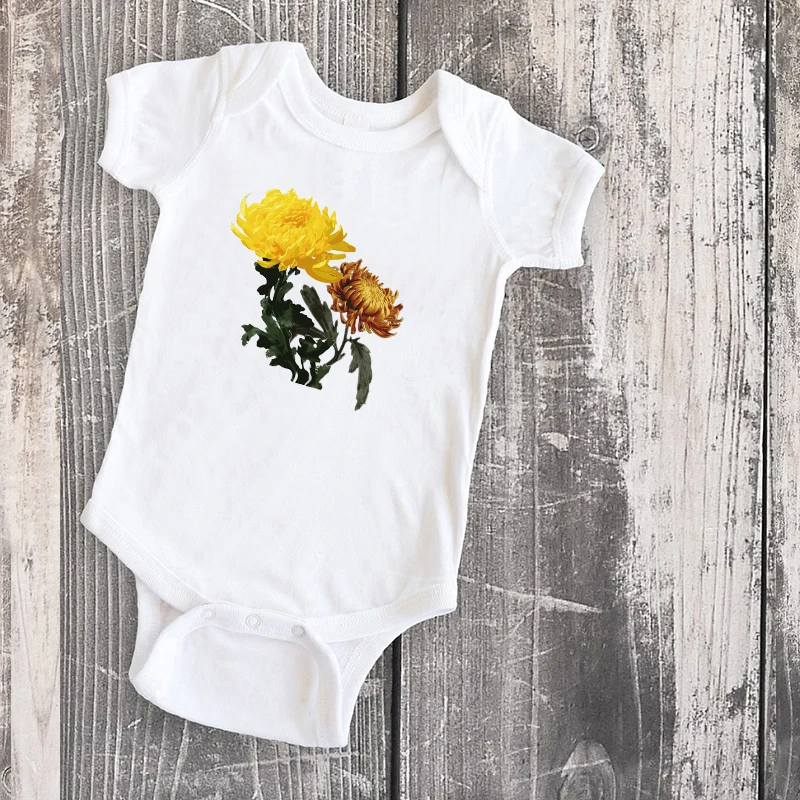 SunFlower Pattern Print Shirt Fashion 2020 Mom and Daughter Matching Clothes Sun Flower Tshirt Family Clothing Big Sister