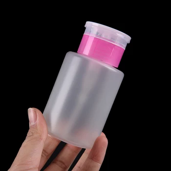 

1PC 150ml Nail Art Bottle Big Pump Dispenser Polish Remover Cleaner Empty Bottle Makeup Liquid Holder for Manicure Pedicure NICE