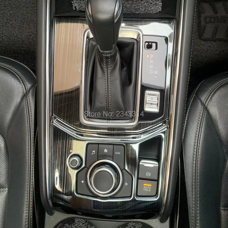 Для Mazda CX-5 CX5 KF 2017-2019 2020 интерьер Шестерни рычаг Панель накладка Нержавеющая сталь
