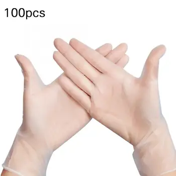

Motorcycle Gloves 100pcs Disposable PVC Gloves High Elastic Gloves for House Cleaning Tattoo Cosmetic guantes moto