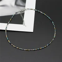 Collier ras du cou coréen doux et coloré, style Boho, perles de graine, clavicule, pour femmes et filles, bijoux tendance, nouvelle collection 3