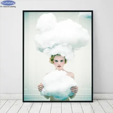 DIY собственный фото на заказ, полный квадратный круглый Алмазная Картина Мечта девушка вышивка крестом Алмазная мозаика в скандинавском стиле ручной работы