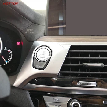 

For BMW X3 2018 Chrome ABS Start Button Ignition Switch Panel Trim