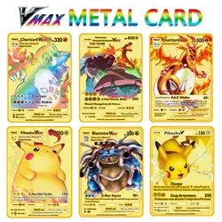 Carte Pokemon Vmax, édition limitée, entraîneur d'énergie, holographique, jeux Pikachu, Castellano, jouets pour enfants, nouvelle collection 2021 