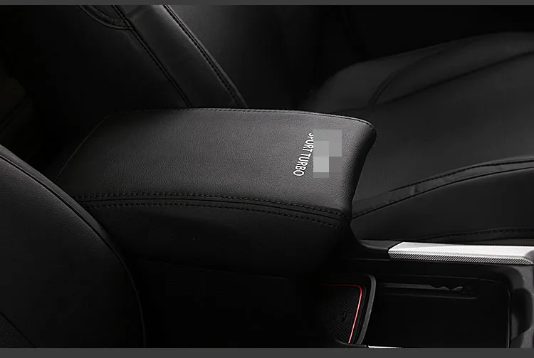 Для для Honda CRV Accessories аксессуары Автомобильная центральная консоль подлокотник крышка коробки DIY микрофибра кожаный защитный коврик - Название цвета: Full black