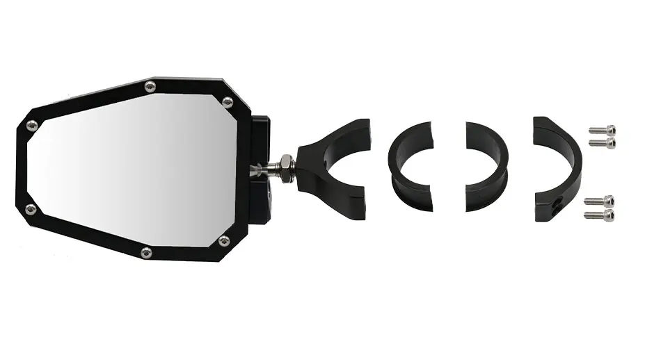ZSDTRP мотоцикл заднего вида боковое зеркало 1,7" 2" UTV для Can-Am Commander 1000 для Polaris Rangers 2002-2008 для Yamaha Rhino 450