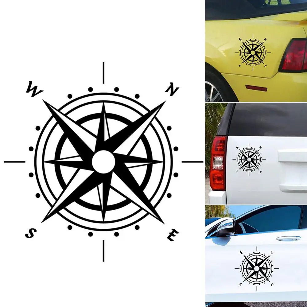 

Hot Sale Compass Car Stickers Funny Vinyl Wrap Car-Styling Decals For Auto Window Decor Car Stickers Cars Accessories