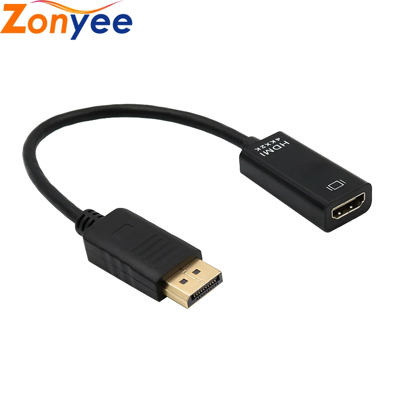

4K DP to HDMI Cable Male to Male for Video Streaming or Gaming Display port to HDMI Adapter Plug and Play DP to HDMI Cable