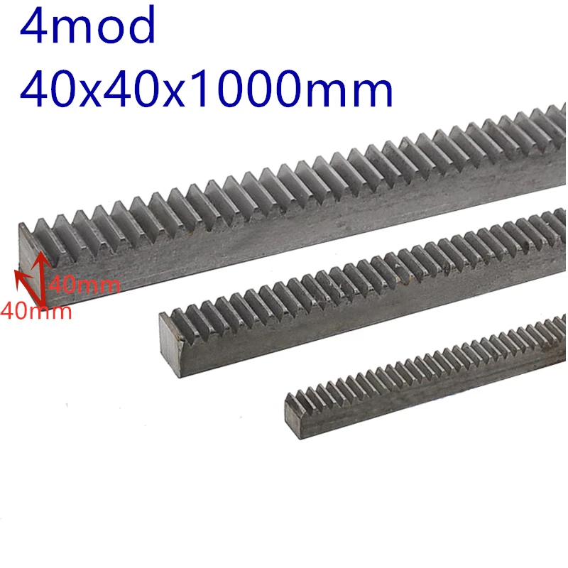 

1pc 4Mod 40x40x1000mm rack cnc Rack steel 45 steel rack