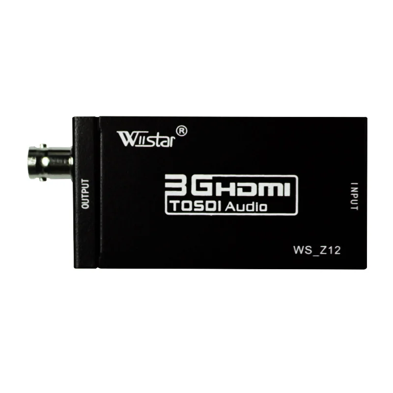 

Wiistar HDMI to SDI Audio video Converter Box HDMI to BNC SD HD 3G-SDI for Camera Monitor