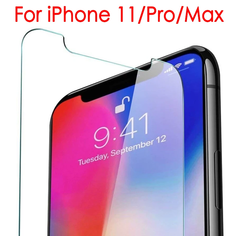 Защитное стекло iphone 11 для Apple iphone 11 Pro Max Защитная пленка для экрана на 1 телефон ip11 11pro 11max iph из закаленного стекла