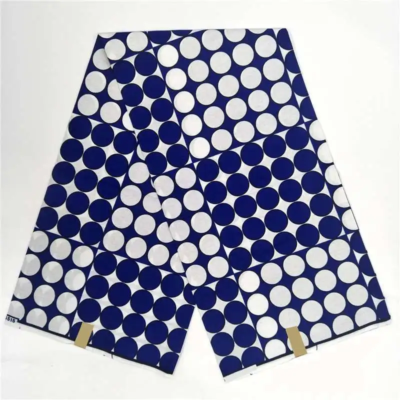 Синий и белый Африканский анакра воск печати ткань настоящий голландский качественный рисунок хлопок воск ткань