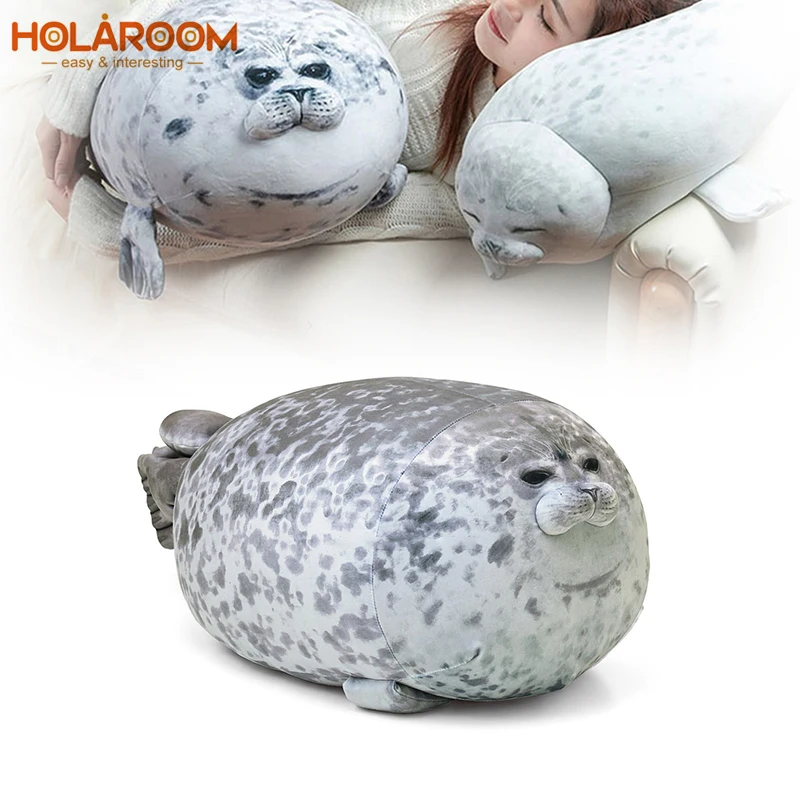 Злой Blob Подушка-тюлень пухлые 3D Новинка морской Лев Кукла мягкая плюшевая