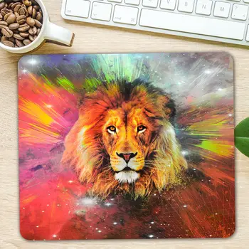 

Animal Lion Printed Gaming Mousepad Gamer Mause Mice Mat Natural Rubber Rectangle Game Mouse Pad Drop Ship