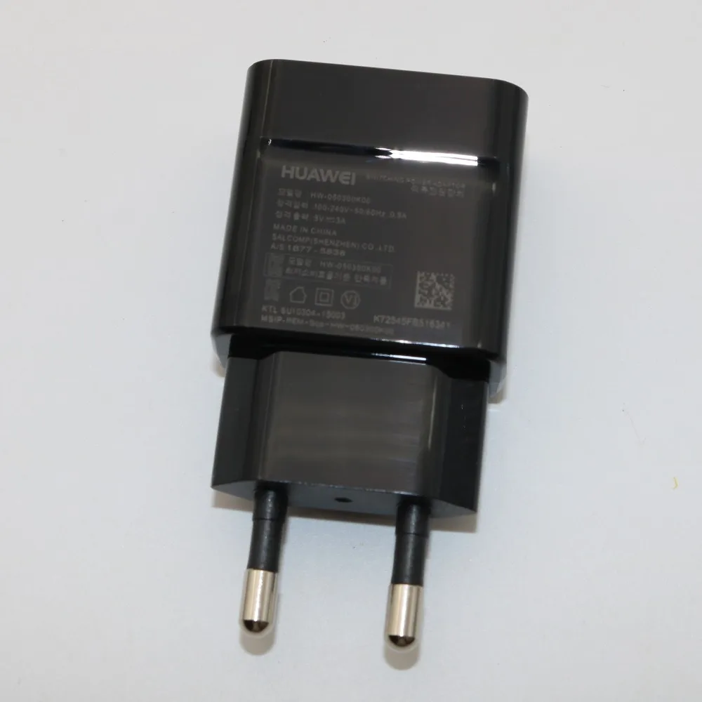 Only EU charger Быстрое зарядное устройство huawei 5V3A, адаптер быстрой зарядки, двойной кабель usb type C для huawei P9 P10 P20 P30 Pro mate 20 pro 20 X - Тип штекера: Only EU charger