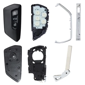 Keyforkess per Volkswagen VW Golf MK8 ID3 ID4 Polo Tiguan Skoda Superb Octavia SEAT Leon Ibiza MQB Smart Remtoe Key Shell Case - KEYECU per Volkswagen VW Golf MK8 ID3 ID4 Polo Tiguan Skoda Superb Octavia SEAT Leon