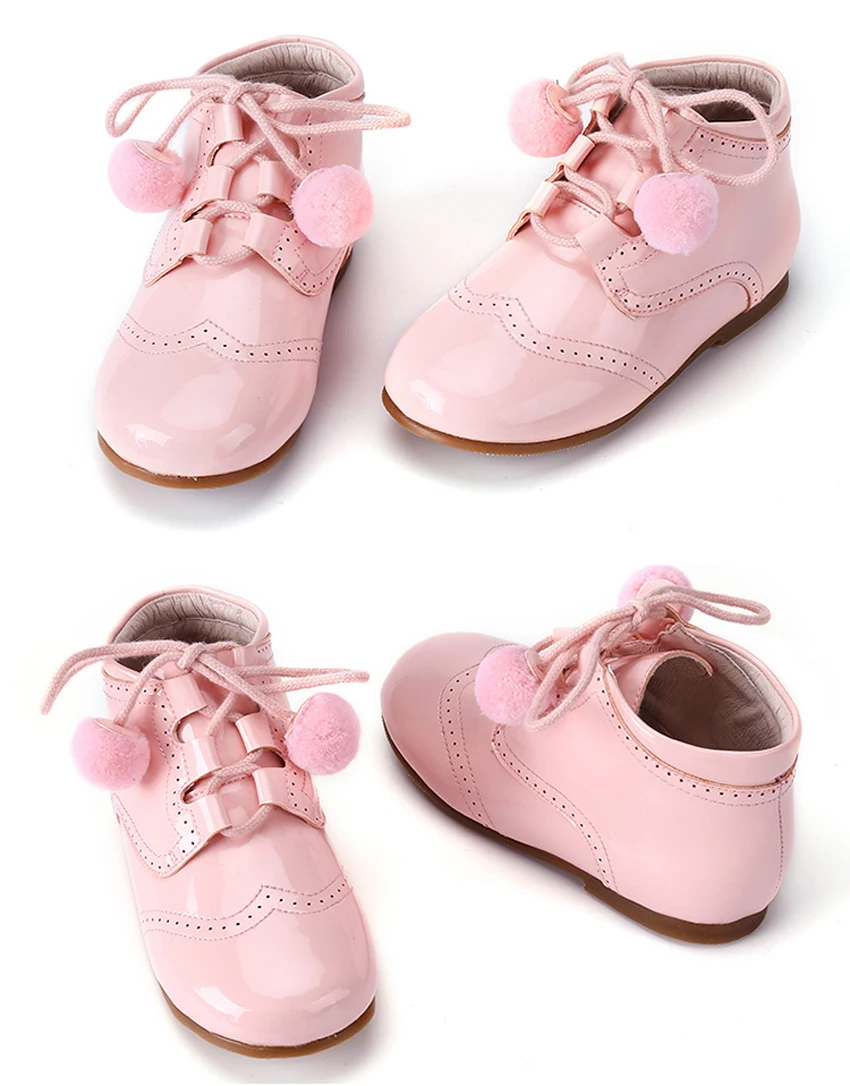 Сапоги для девочек; ботильоны из натуральной кожи для малышей; коллекция года; Осенняя детская обувь для девочек; ботинки для девочек