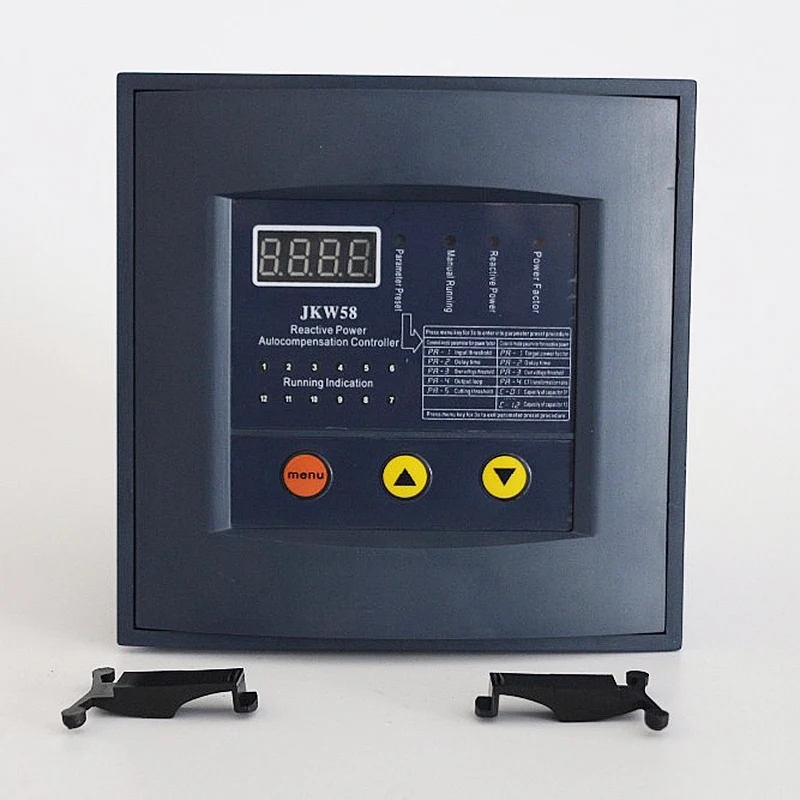 JKW58 PFR-12 power factor 380v 4steps 50/60Hz Reactive power automatic compensation controller capacitor for 50/60HZ