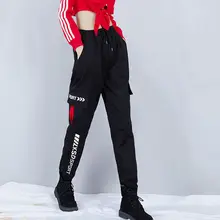 

Korean Fashion Cargo Pants Women Trousers 2022 Spring Autumn Loose High Waist Large Size Sweatpants Casual Pant Woman Clothes