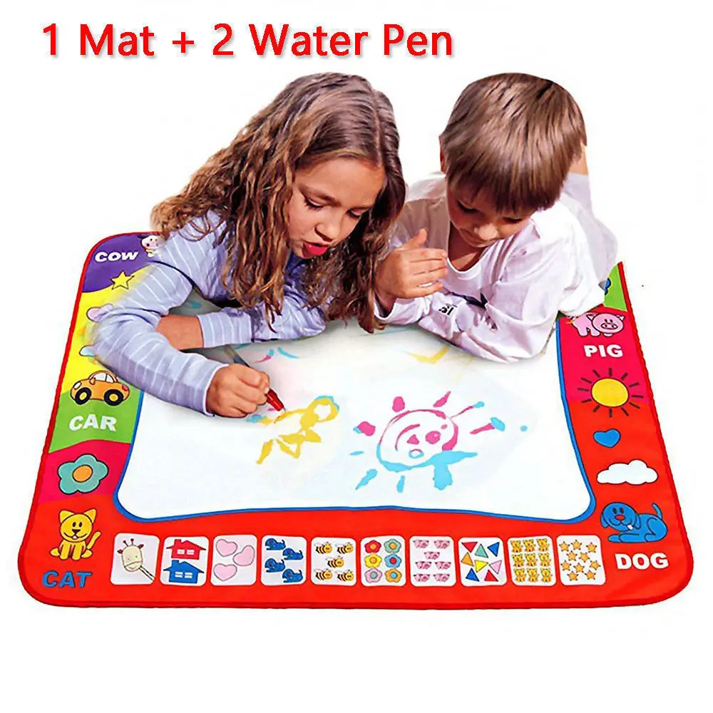 Years лет детские игрушки для рисования детские развивающие водяное сиденье Рисование Живопись малыш доска волшебная ручка подарок 45,5X29 см