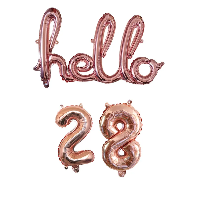 Rose Gold Milestone Celebration Balloons: Elegant Party Decor
