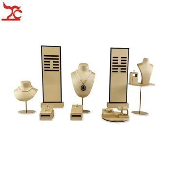 شراء الذهب بو تاي تشي تصميم مخزن مجوهرات من صلب لا يصدأ نافذة عداد عرض مجوهرات حلقة القرط حامل عرض للأساور حامل حامل