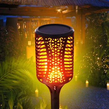 

Solar Flickering Light Outdoor Garden Lawn Lamp Waterproof Landscape Decoration Three Instllation Methods