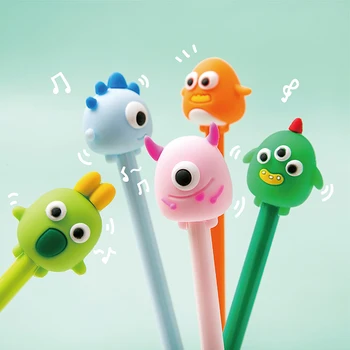 

KUKI Neutral Pen With One-eyed Little Monster Stationery for Student Office Supplies
