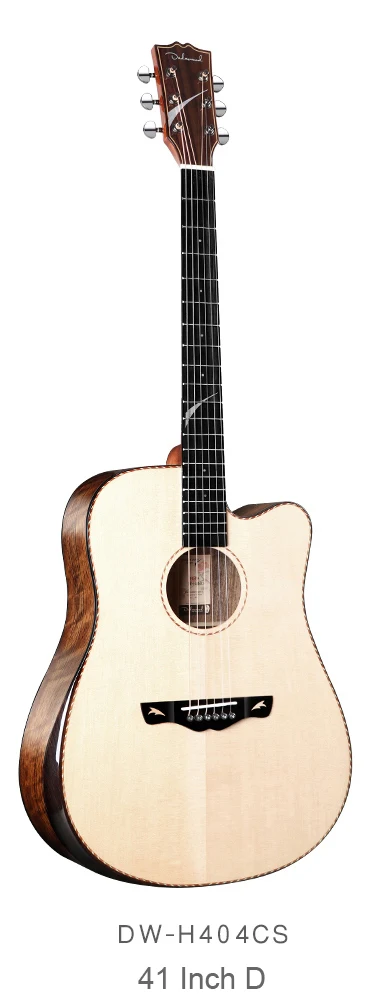 DW-H404CS Dadarwood OMH404CS твердая верхняя акустическая электрогитара, гитара ra acustica - Цвет: DW-H404CS