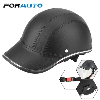 

Motorcycle Half Helmet Baseball Style Safety Hard Hat Half Face Vintage Summer Cap For Cafe Racer Chopper Scooter Accessories