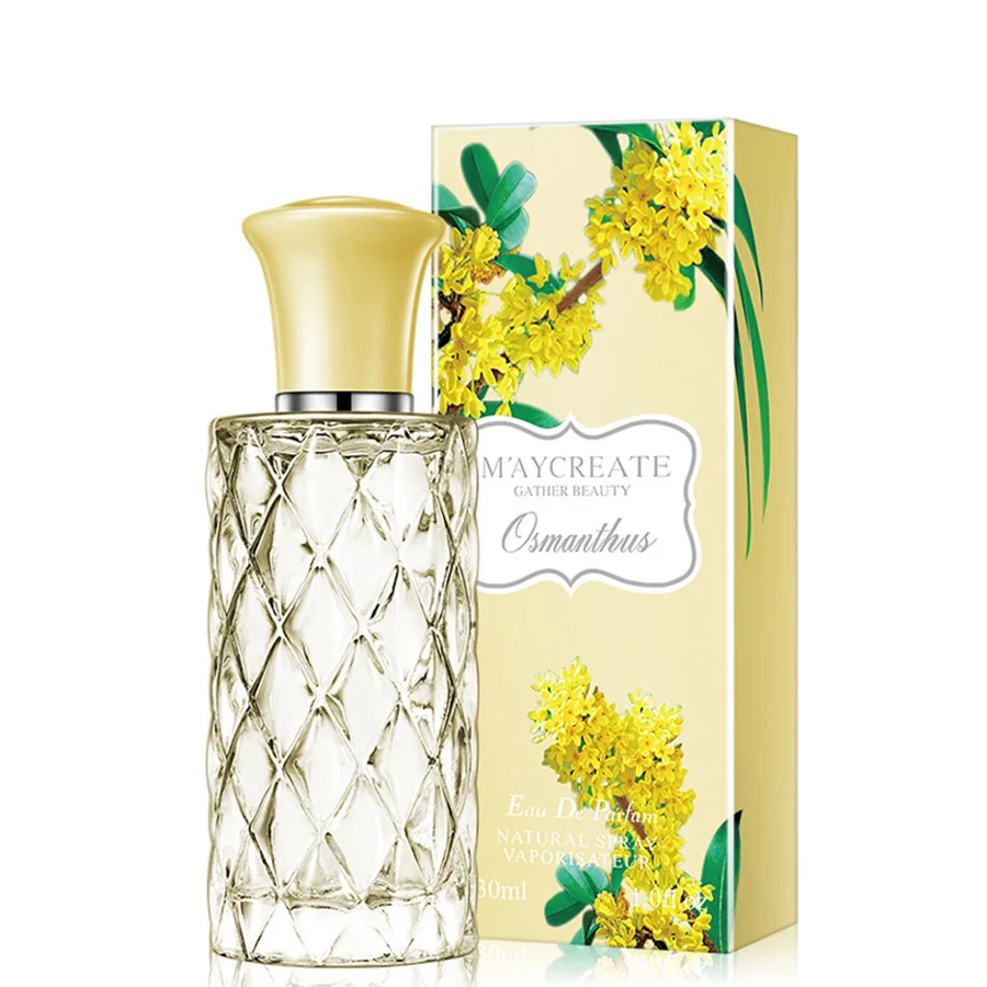 Osmanthus JEAN MISS 30 мл парфюмированный для женщин свежий элегантный стойкий цветочный аромат макияж для женщин Perfum для женщин спрей стеклянная бутылка - Цвет: Osmanthus