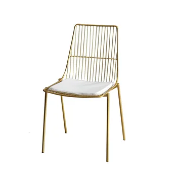 

Northern Europe Hollow Out Wire Mesh Chair Leisure Time Coffee Designer Wrought Iron Originality Dining